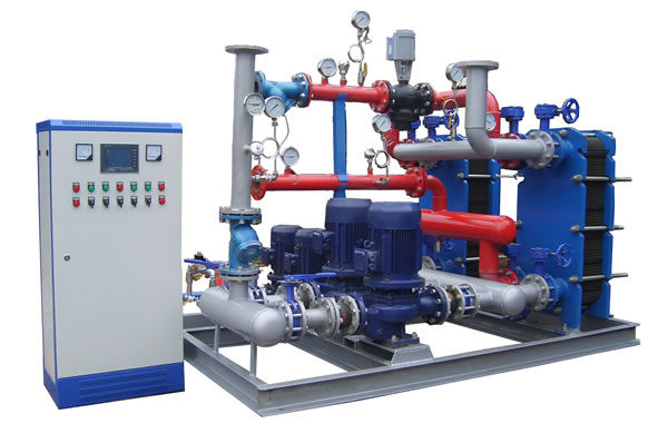 山西熱交換機(jī)組廠家為熱力公司換熱站安裝提供全部配套設(shè)備